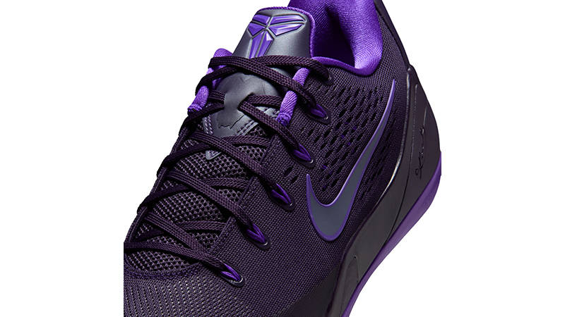 Nike Kobe 9 EM Low Protro Purple Dynasty IH1401-500 tongue