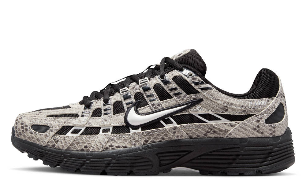 Nike P-6000 SE Snakeskin White Black