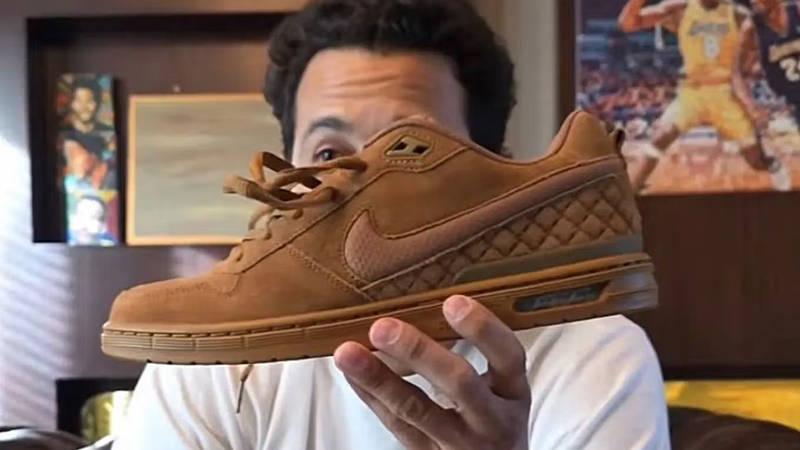 Nike SB P-Rod Light British Tan IQ6827-200 on hand