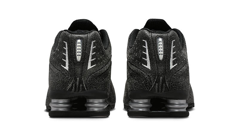 Nike Shox R4 Black Distressed IO4544-002 back