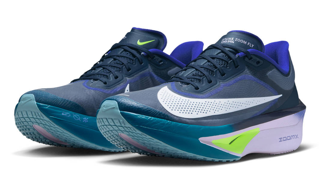 Nike Zoom Fly 6 Obsidian Persian Violet Three Forth Quarter View