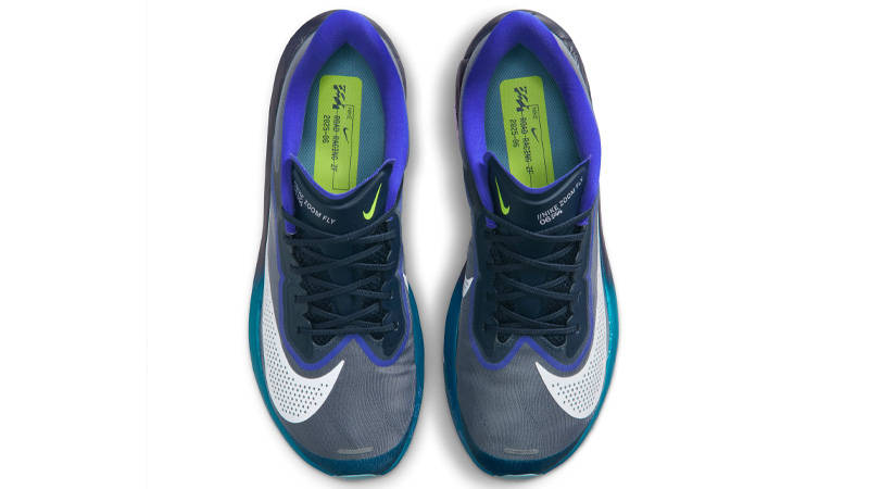 Nike Zoom Fly 6 Obsidian Persian Violet Top Down View