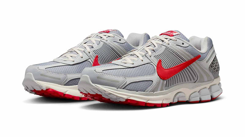 Nike Zoom Vomero 5 SE Grey Fog University Red IQ6589-001 front