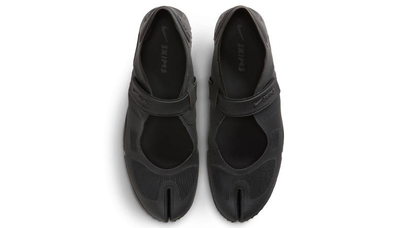 NikeSKIMS Rift Mesh Black Top Down View