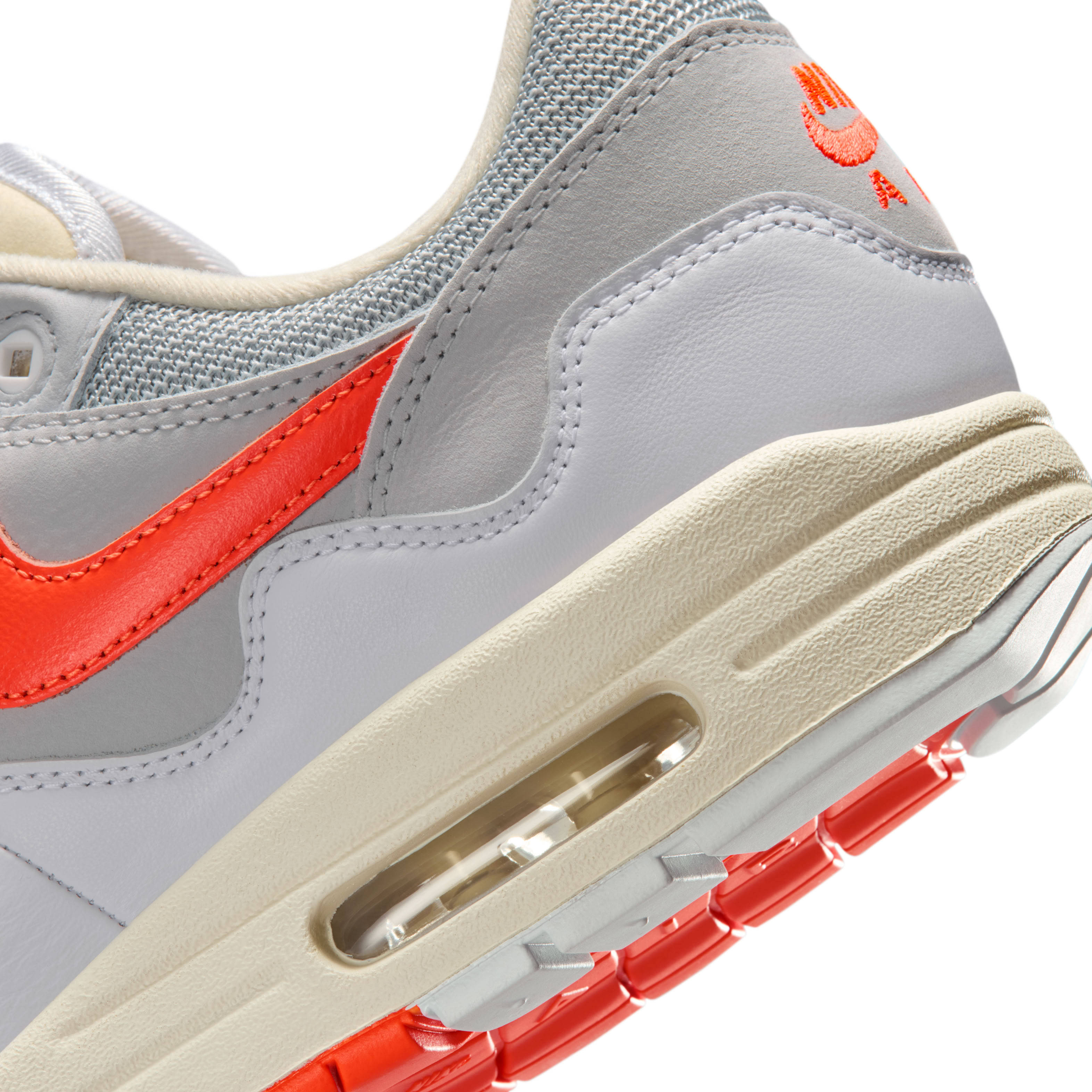 Patta x Nike Air Max 1 Grey Red Detail 1