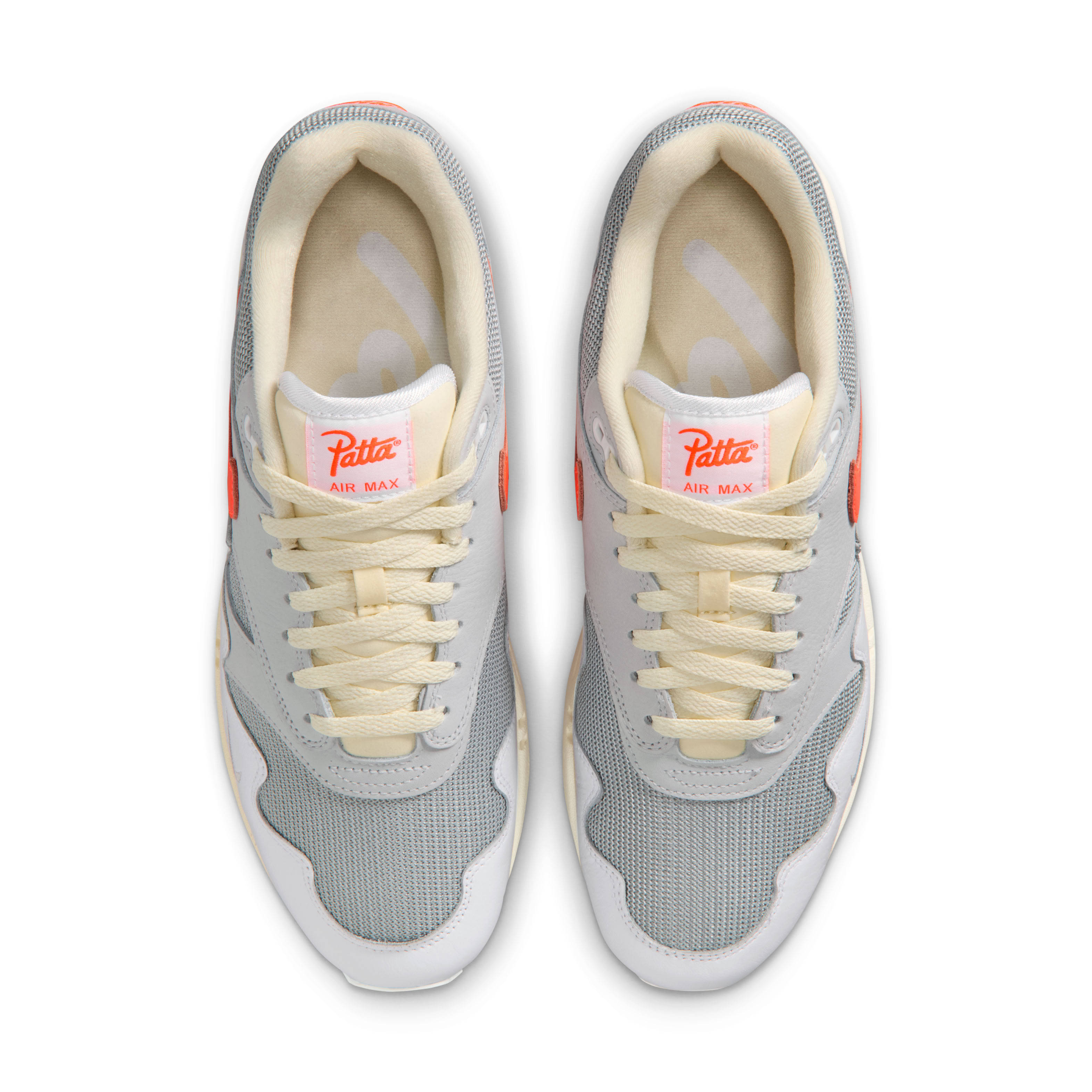 Patta x Nike Air Max 1 Grey Red Top