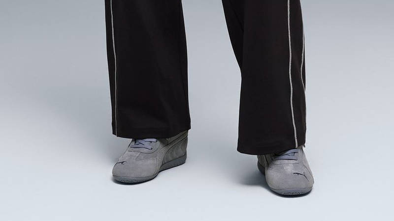 PUMA Speedcat Grey 408118-02 on foot
