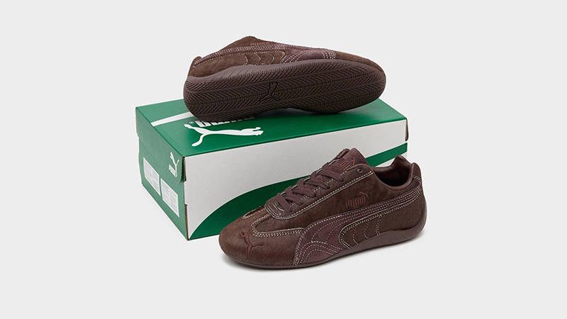 PUMA Speedcat Pony Hair Chocolate Brown front
