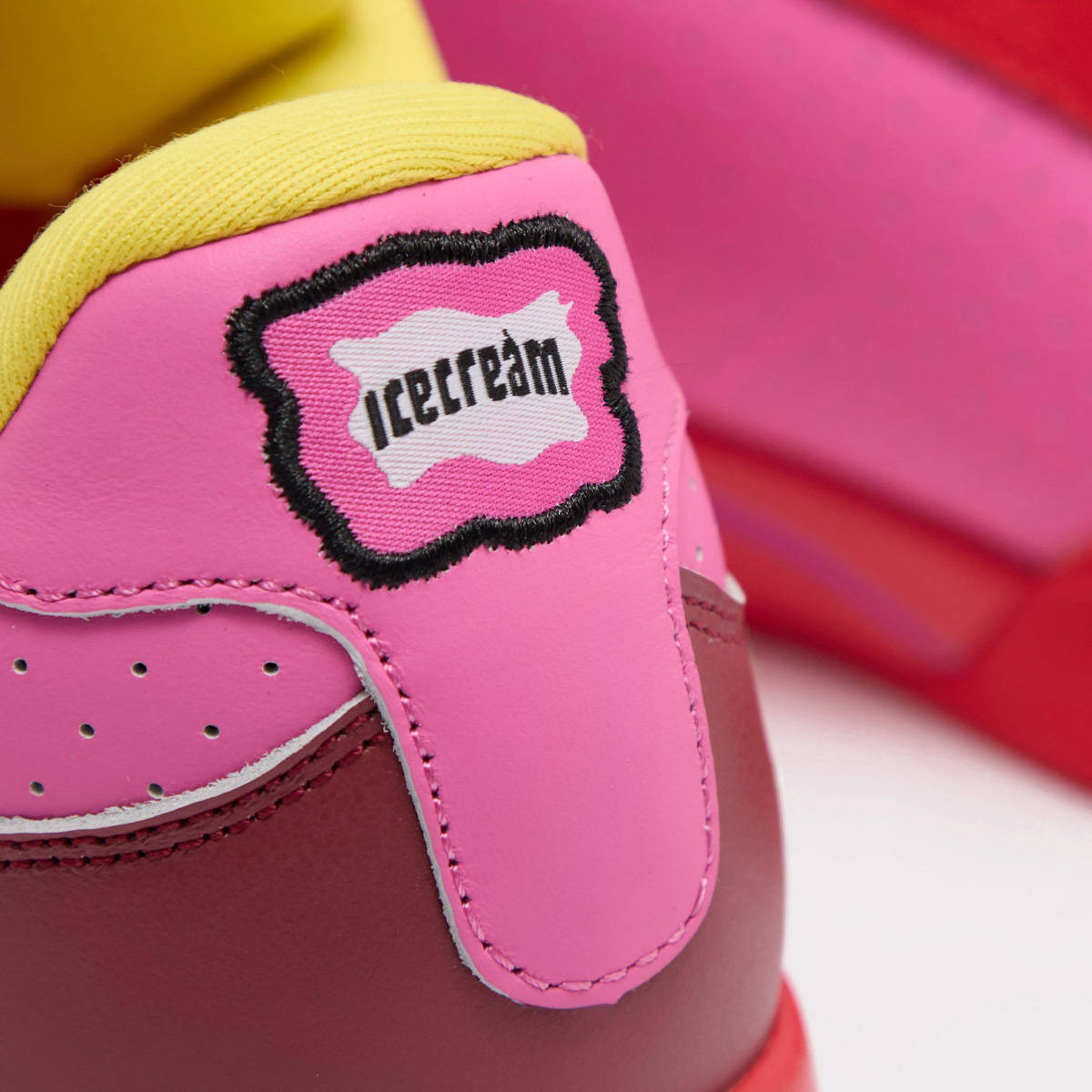 Reebok x BBC Ice Cream Board Flip Pink Detail 1