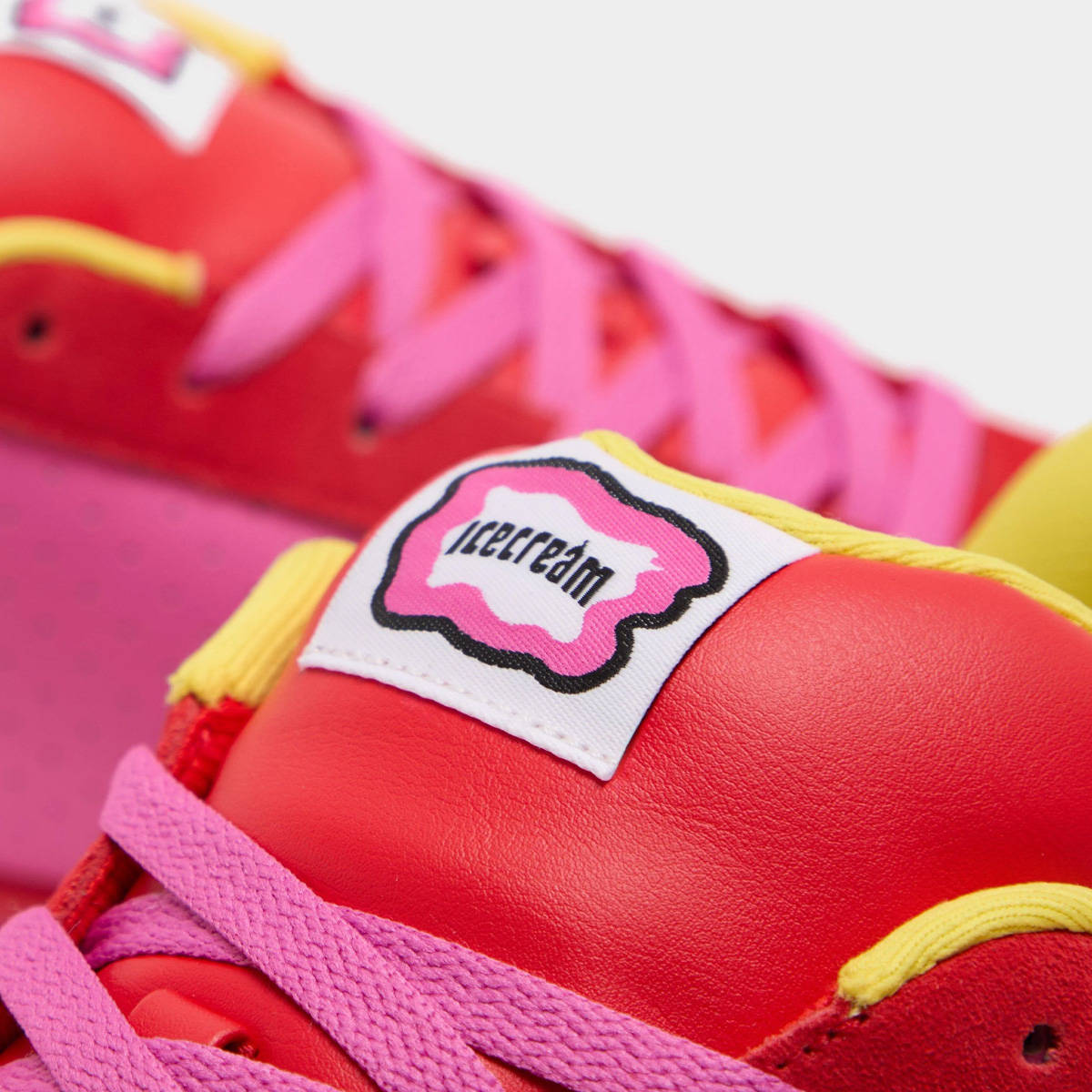 Reebok x BBC Ice Cream Board Flip Pink Detail
