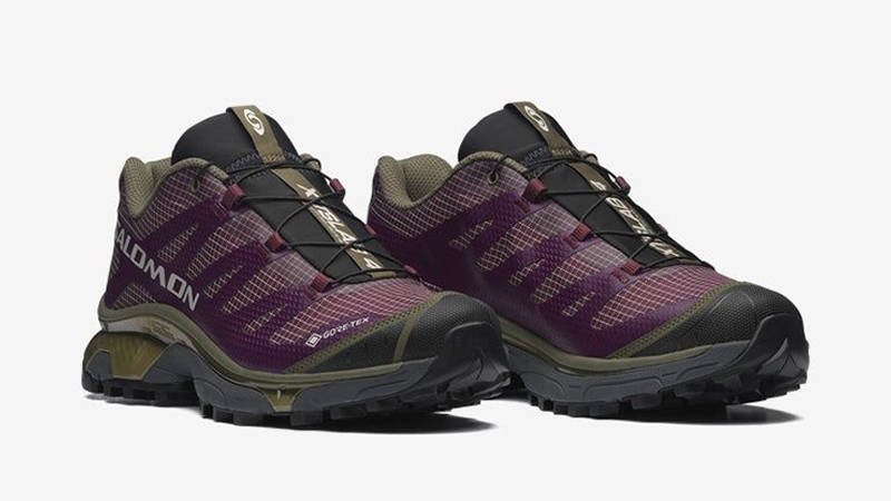 Salomon XT-4 OG GTX Maroon Banner L49148100 front