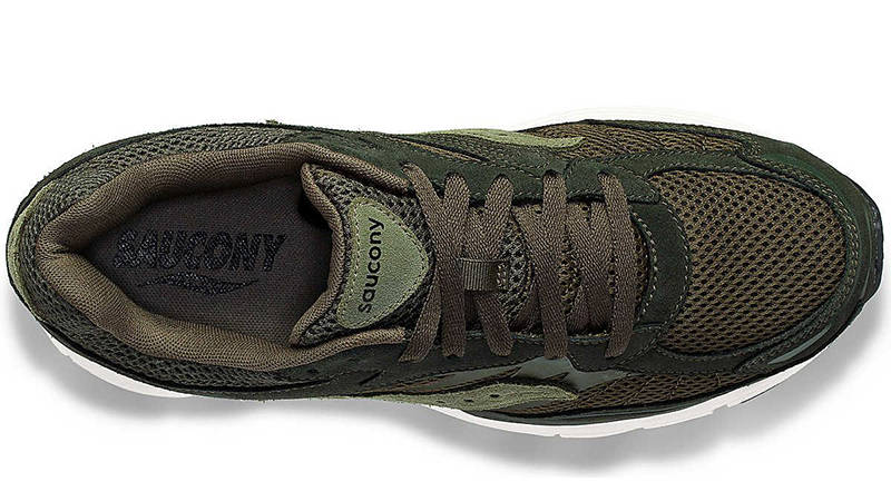 Saucony ProGrid Omni 9 Forest Green S70740-6 side