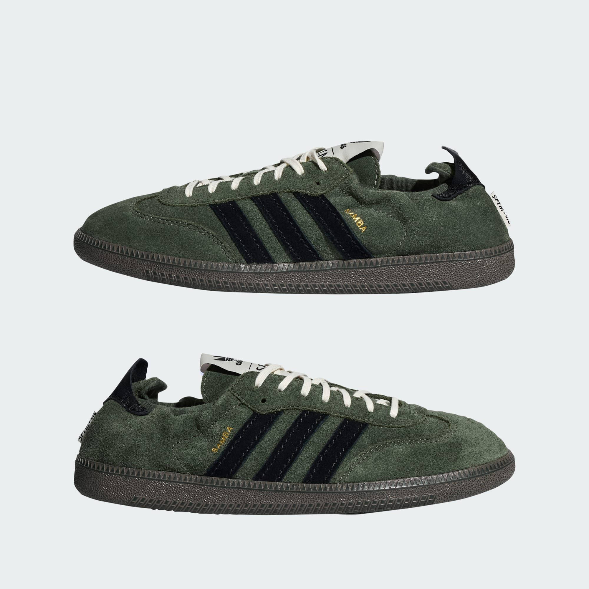 SFTM x adidas Samba OG Green feature