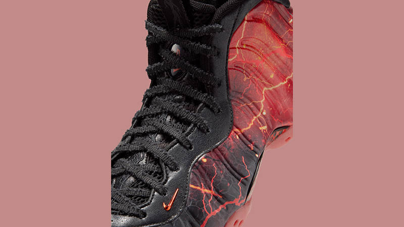 Stranger Things x Foamposite One PRM QS Red Black tongue
