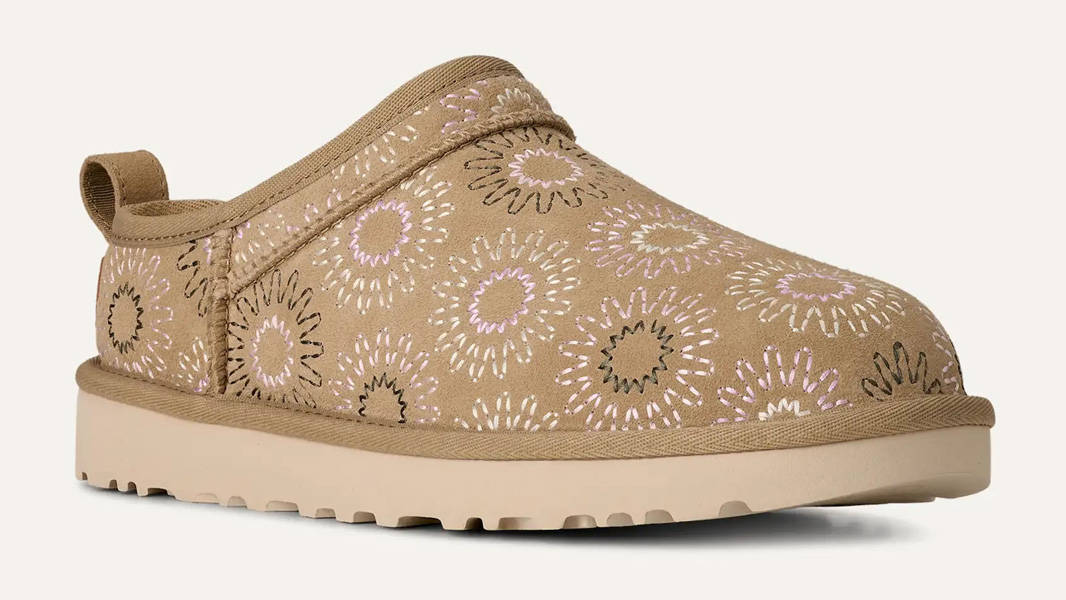 UGG Classic Micro Sun Stitch Slipper Mustard Seed Front