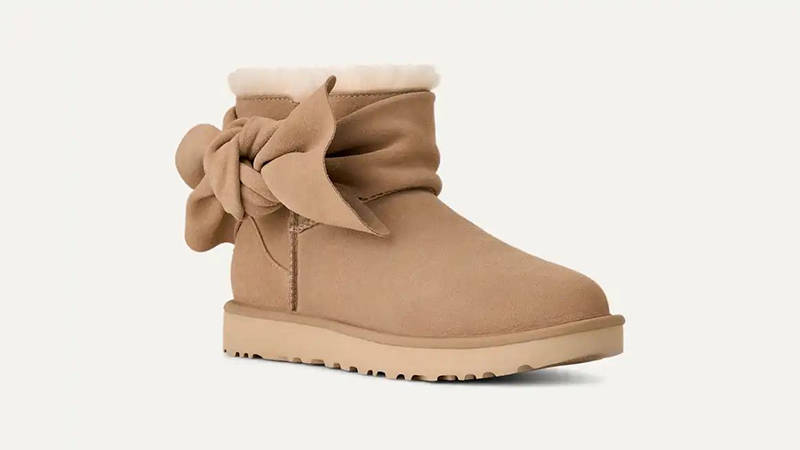 UGG Classic Mini Bow Boot Sand 1176310-SAN front