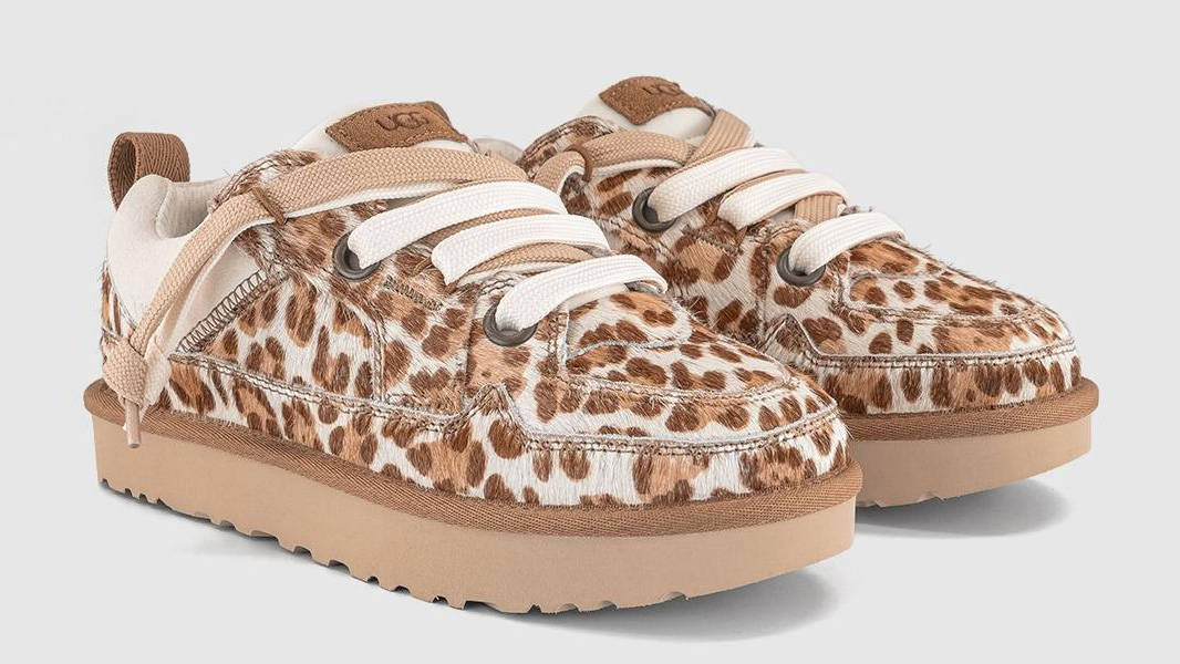 UGG Lowmel Lo Plains Felicity Leopard Jasmine Front
