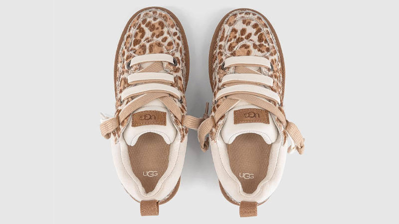 UGG Lowmel Lo Plains Felicity Leopard Jasmine Top Down View
