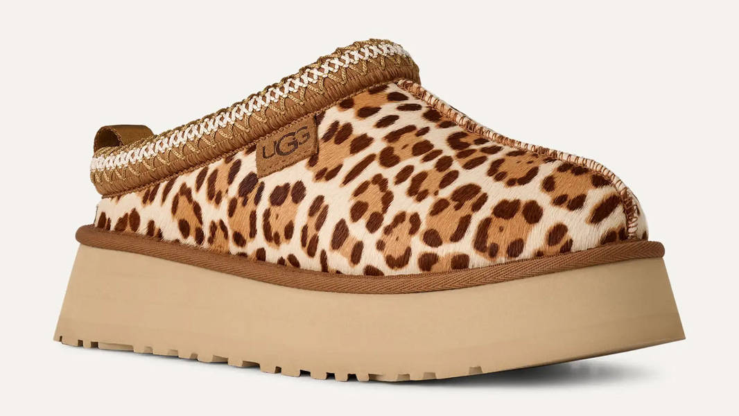 UGG Tazz Plains Slipper Felicity Leopard Jasmine Front
