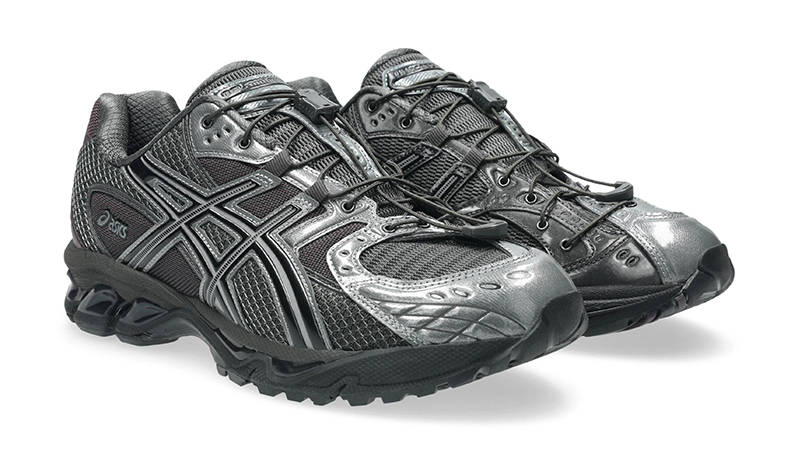 Unaffected x ASICS GEL-Kayano 12 1 Gunmetal Black 1203A836-021 front