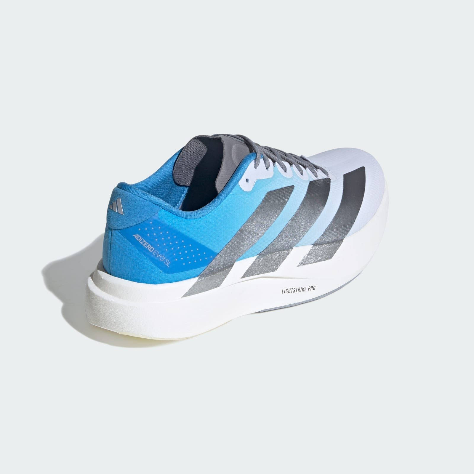 adidas Adizero EVO SL Cloud White Blue KJ1996 back