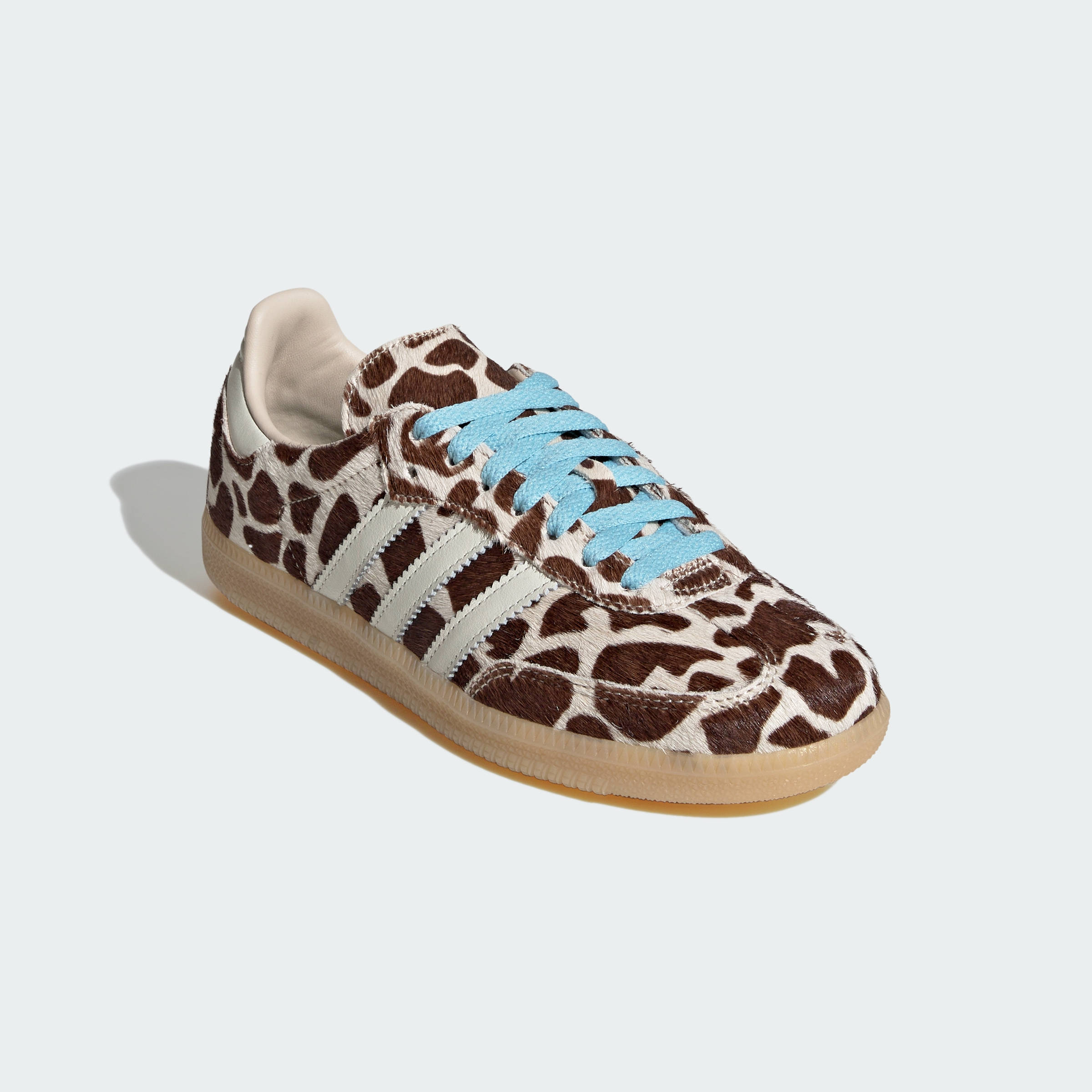 adidas Samba OG Cow Print Crystal Linen Front
