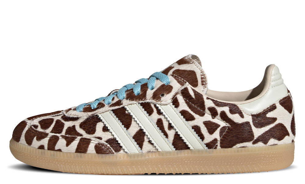 adidas Samba OG Cow Print Crystal Linen