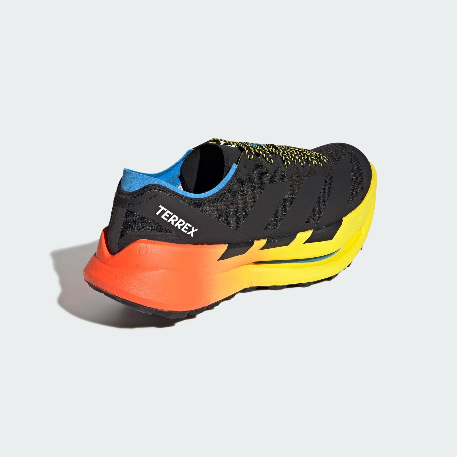 adidas Terrex Agravic Speed Ultra 2 Trail Black Lucid Ray Blue HP7008 back