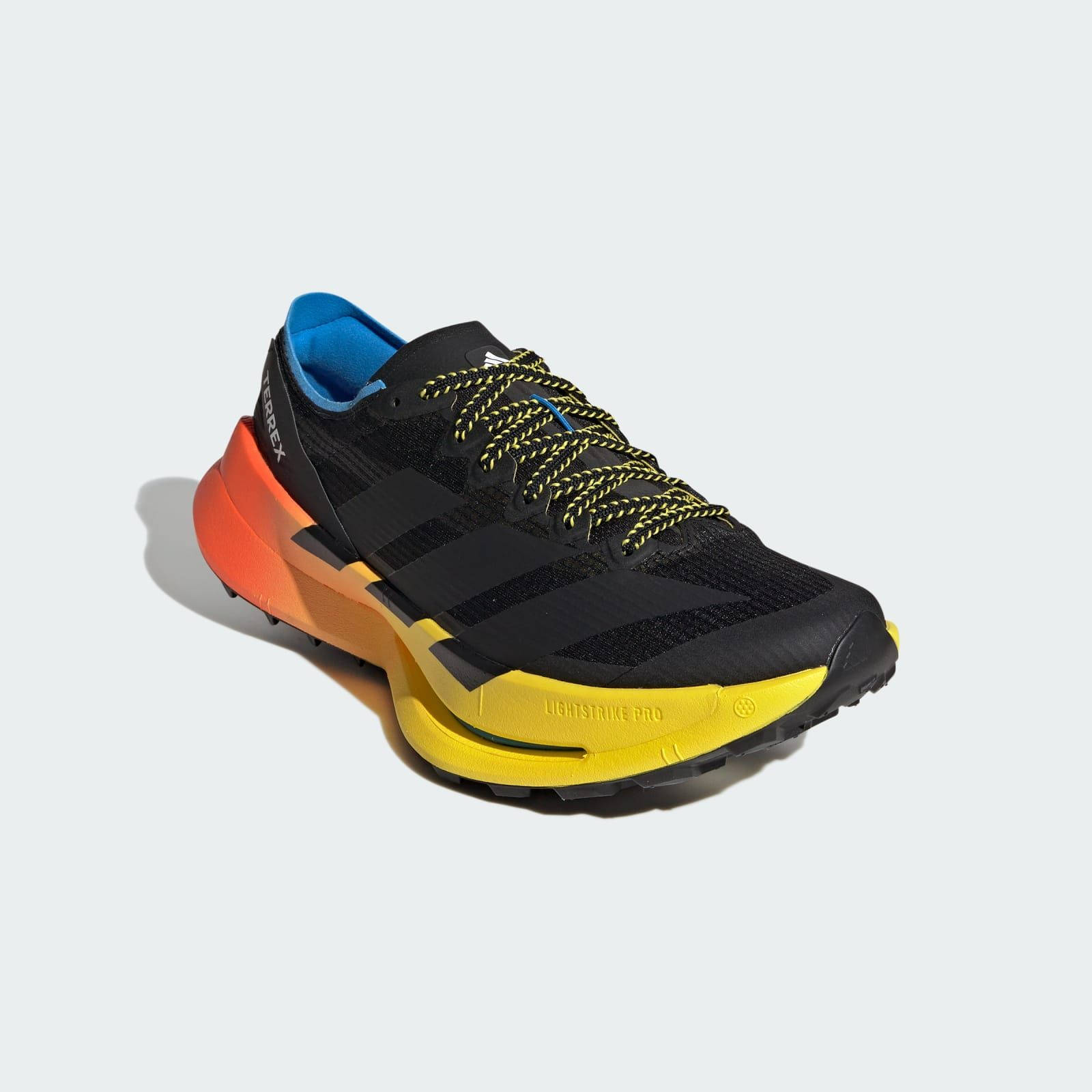 adidas Terrex Agravic Speed Ultra 2 Trail Black Lucid Ray Blue HP7008 front