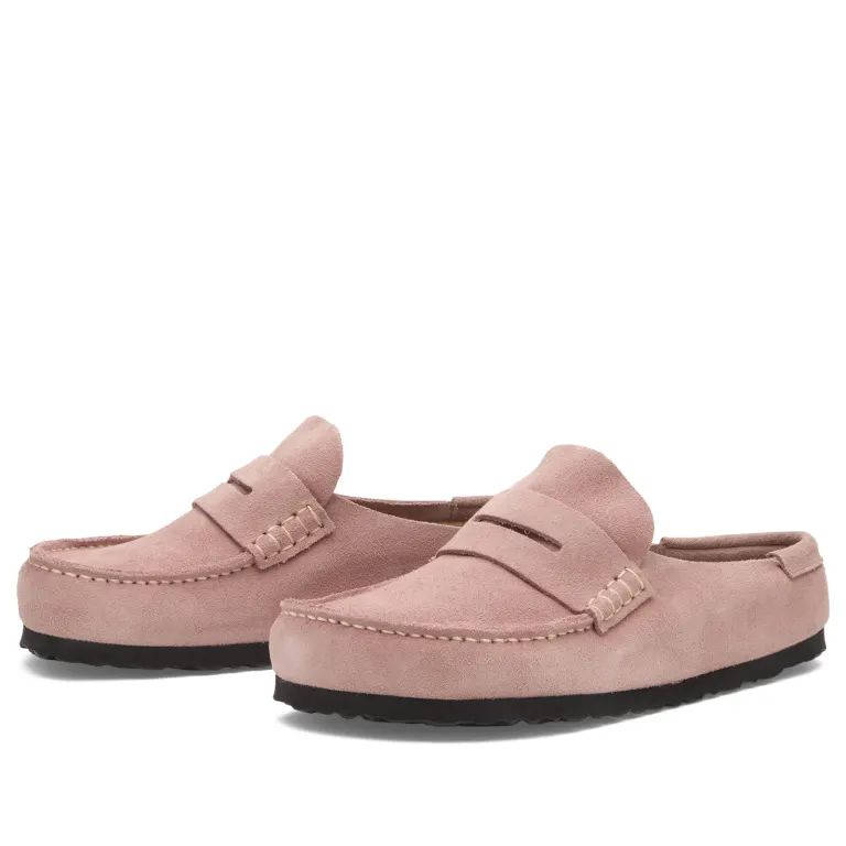 Birkenstock Naples Wrapped Loafers Pink Clay 1031683 front
