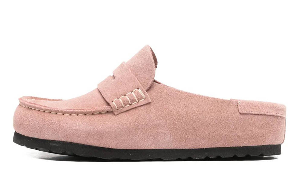 Birkenstock Naples Wrapped Loafers Pink Clay