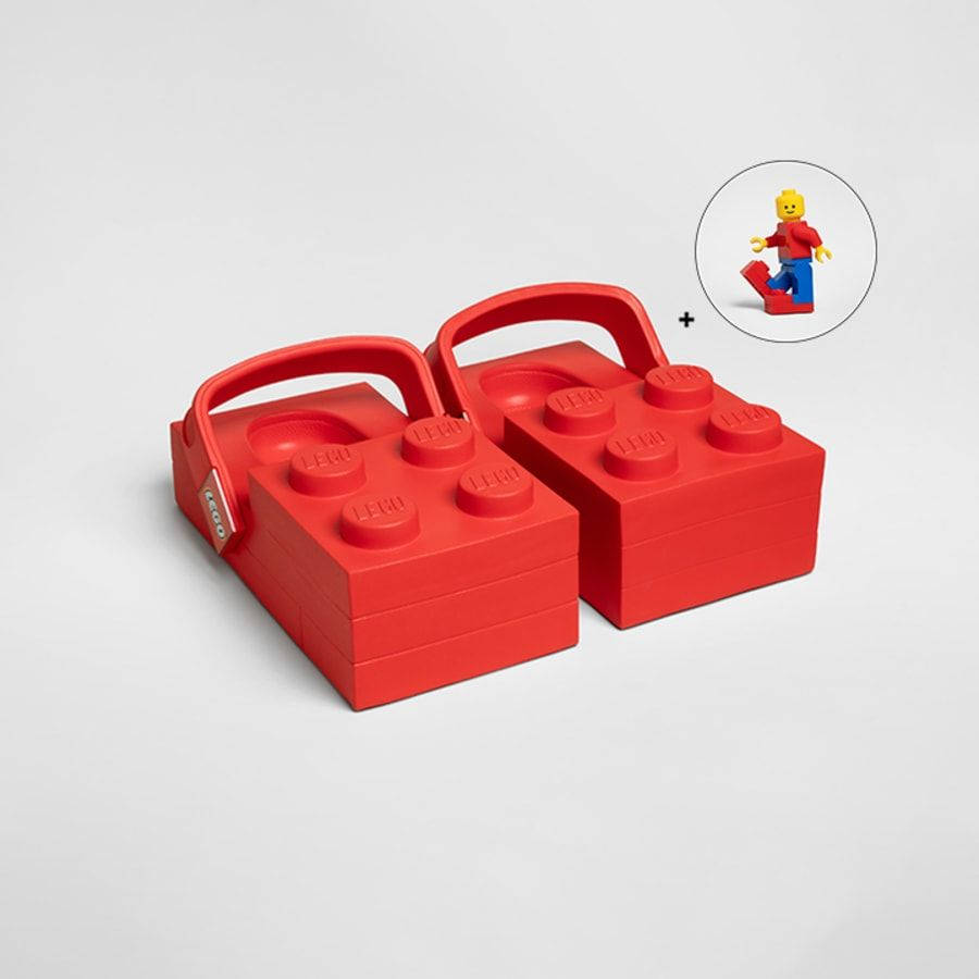 Crocs Brick Clog LEGO Red 211719-5DJ front