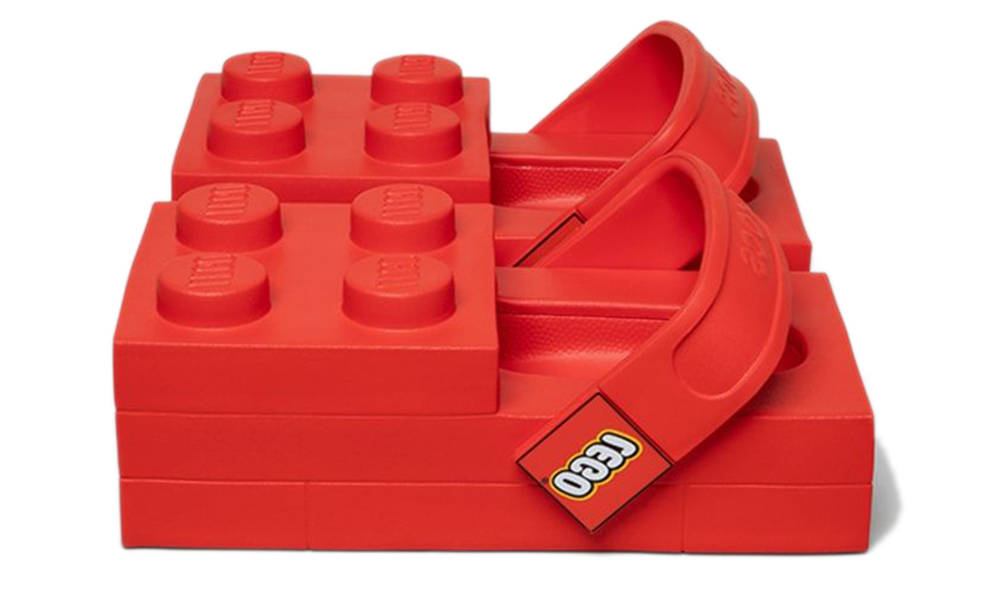 Crocs Brick Clog LEGO Red