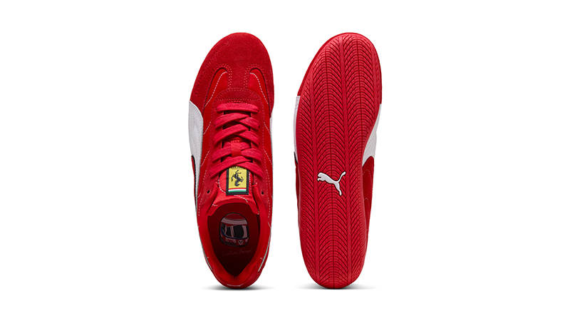 Ferrari Monza x PUMA Speedcat Rosso Corsa White 309077-01 middle