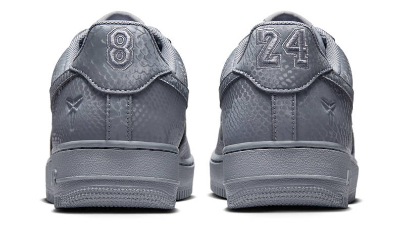 Kobe Bryant x Nike Air Force 1 Low Cool Grey Back