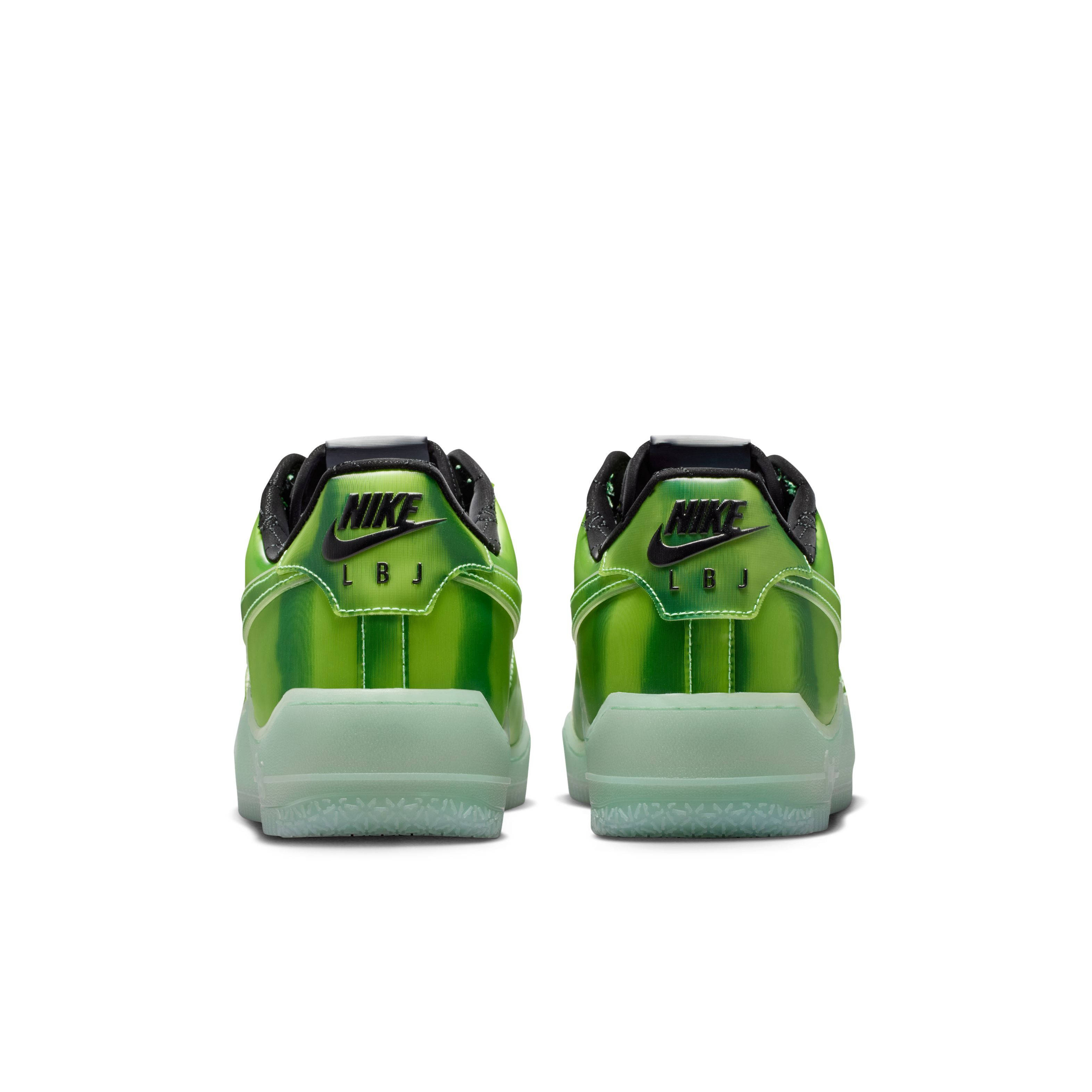 LeBron James x Nike Air Force 1 Voltage Green IQ5368-300 back