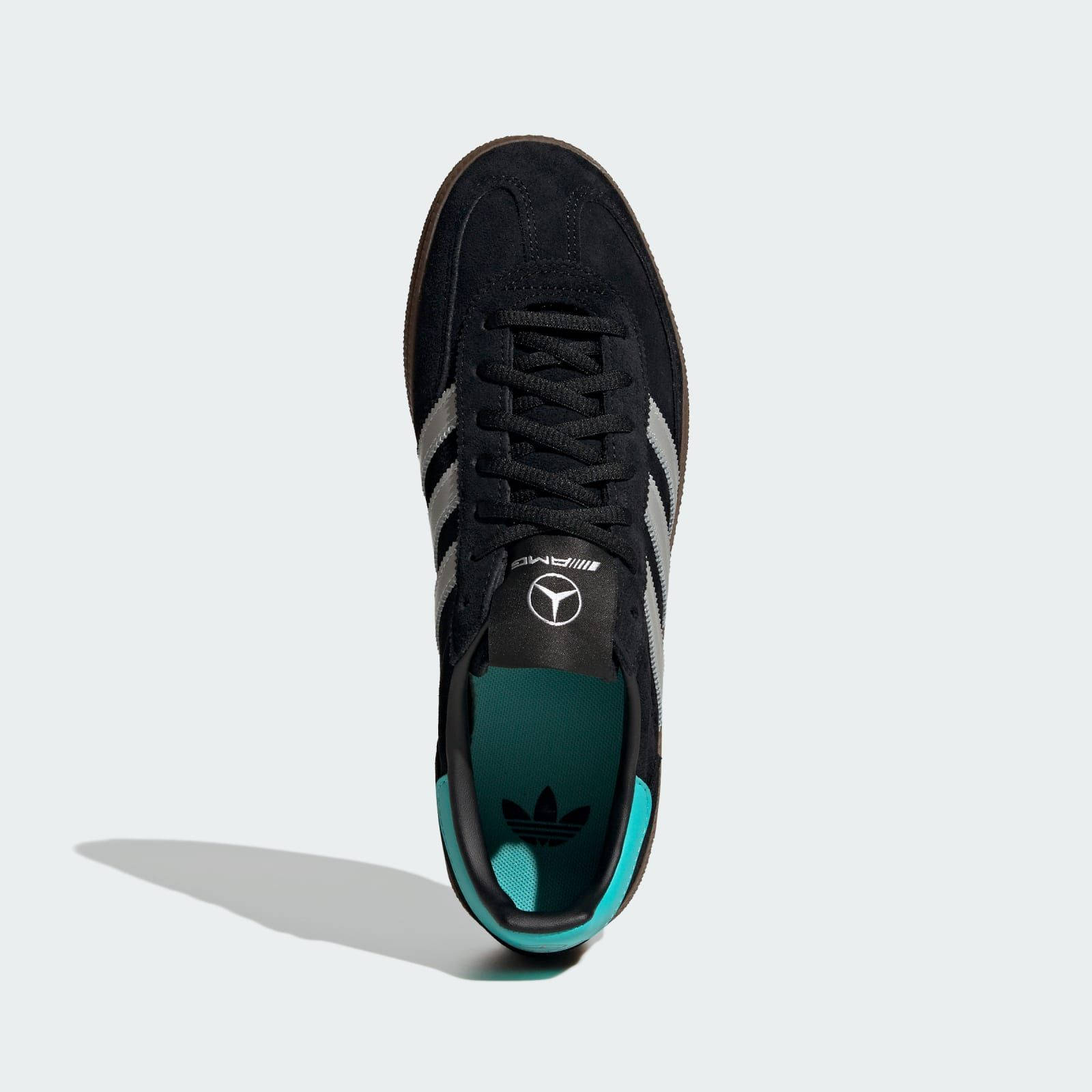 Mercedes-AMG F1 x adidas Handball Spezial Black Silver KJ1185 middle