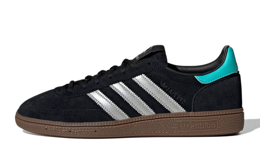 Mercedes-AMG F1 x adidas Handball Spezial Black Silver KJ1185