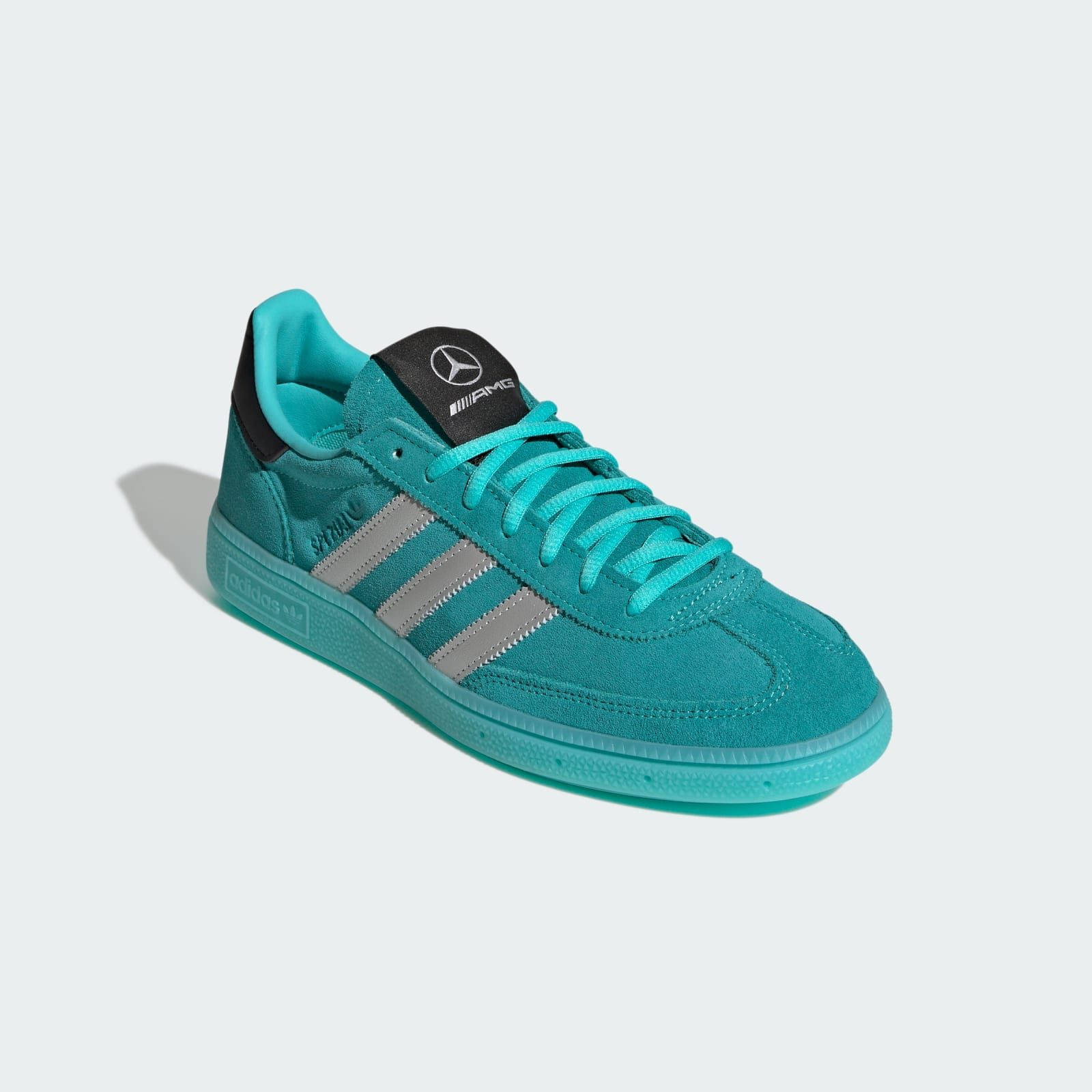 Mercedes-AMG F1 x adidas Handball Spezial Mint Rush KJ1186 front
