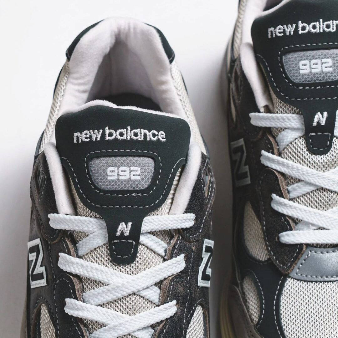New Balance 992 Shadow Grey Turtledove tongue