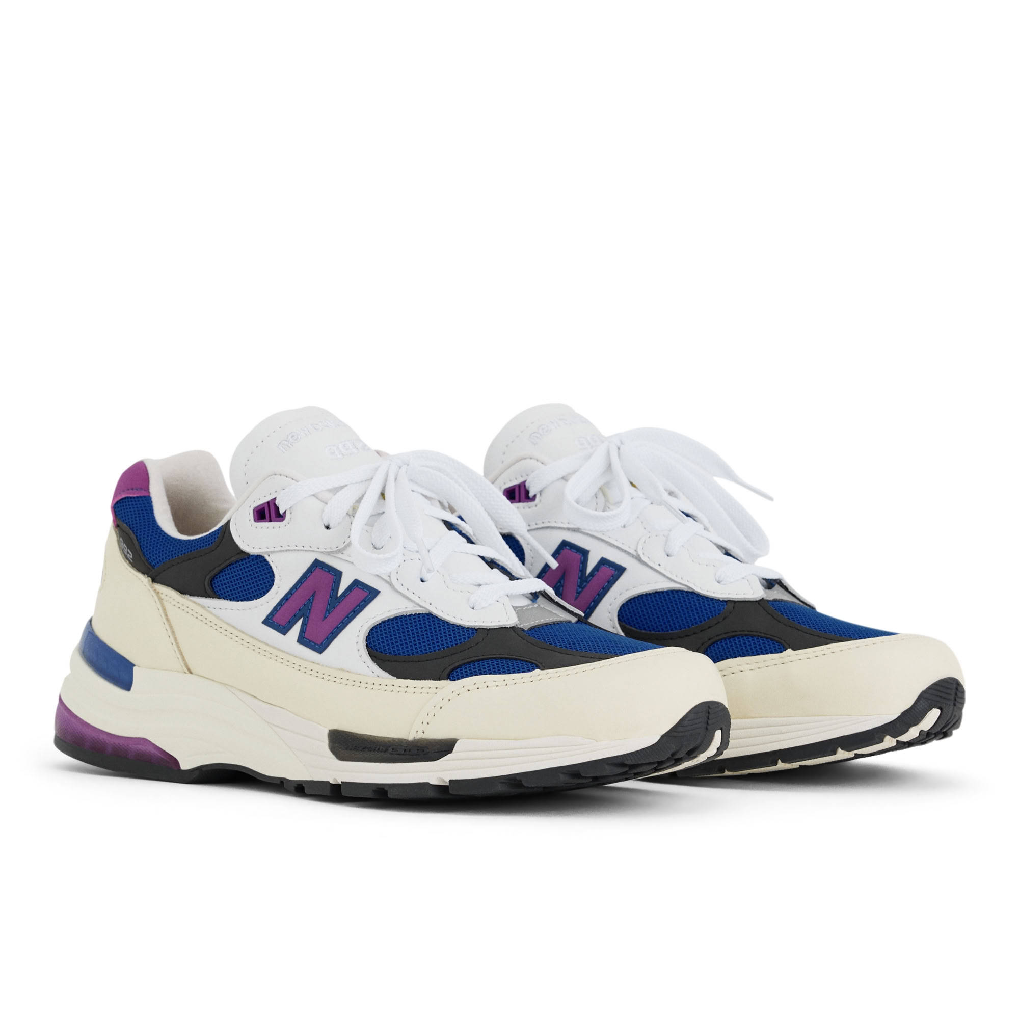 New Balance 992 White Team Royal Front