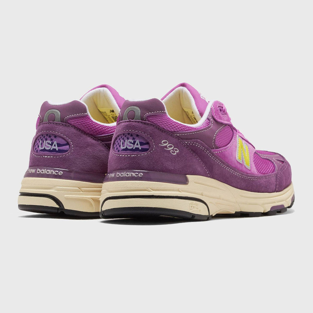 New Balance 993 Passion Fruit Dusted Grape Back