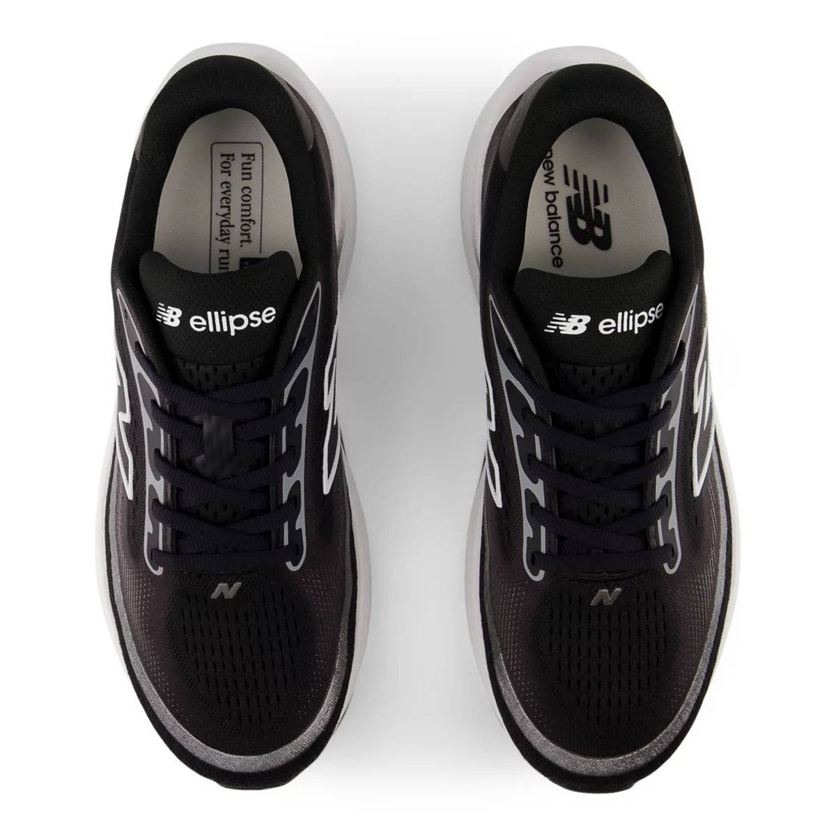 New Balance Ellipse v1 Black White Womens WELPS7EQ middle