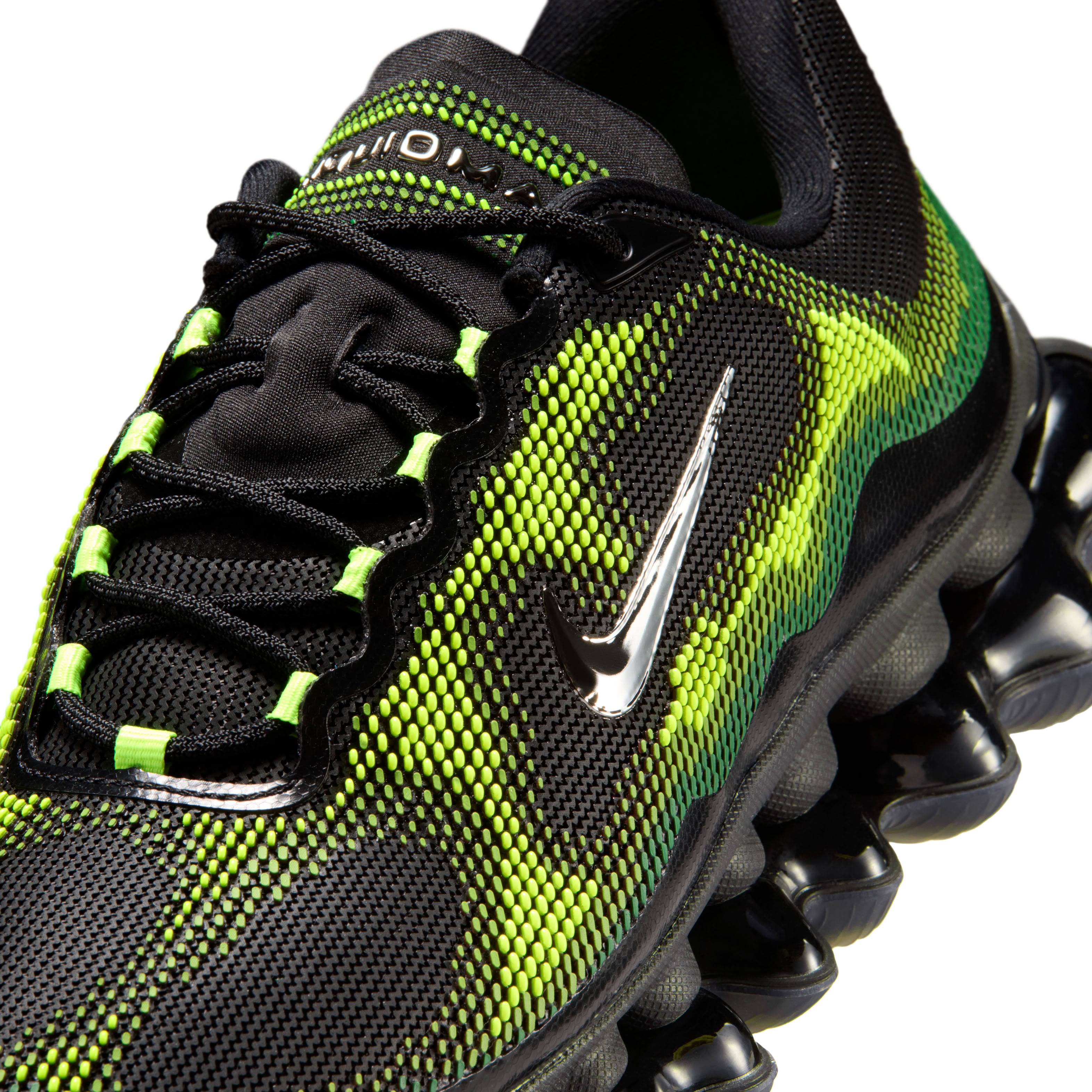 Nike Air Liquid Max Black Green Apple Detail
