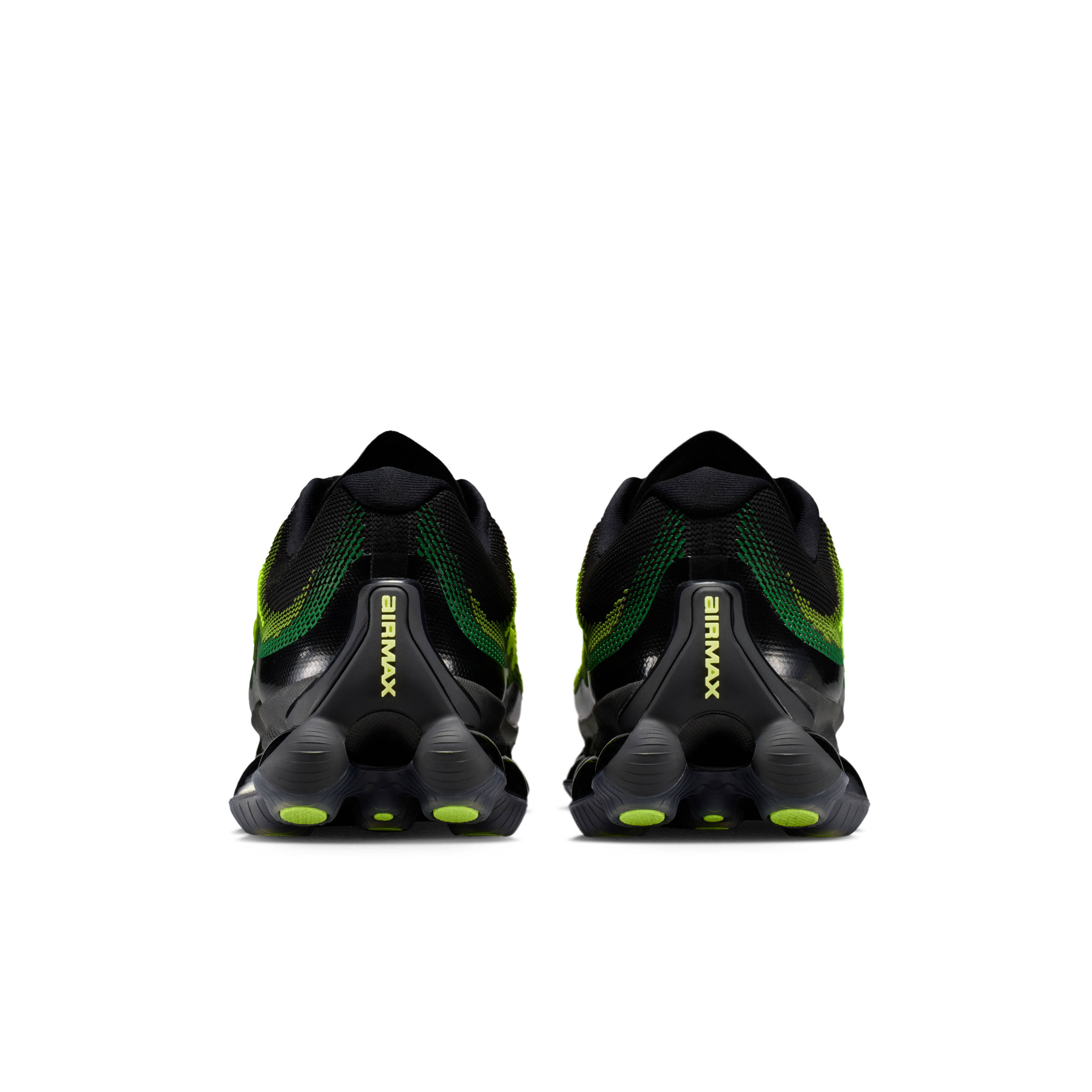 Nike Air Liquid Max Black Green Apple Heel