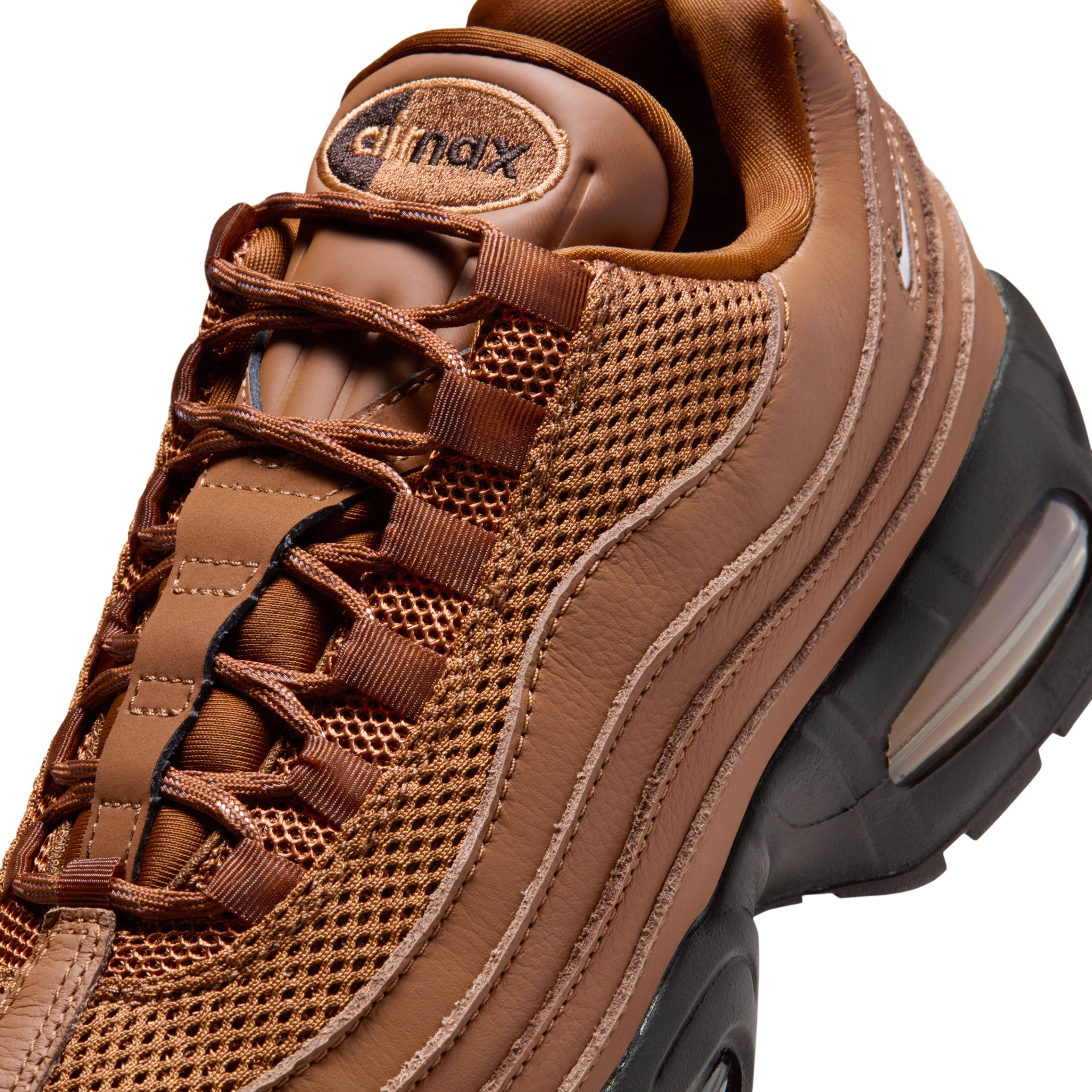 Nike Air Max 95 Big Bubble Jewel Swoosh British Tan Detail