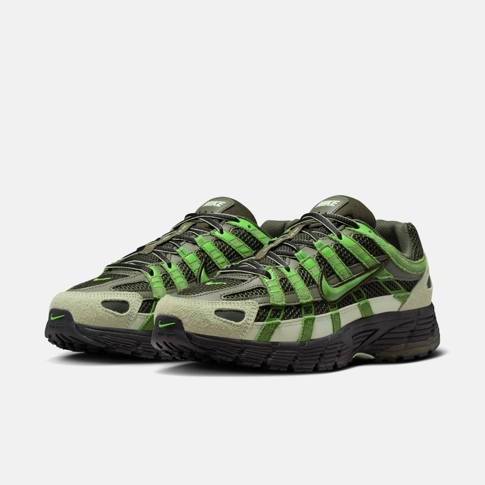 Nike P-6000 Suede Sequoia Chlorophyll HF0015-302 front
