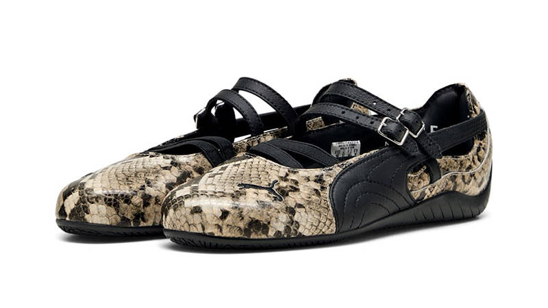 PUMA Speedcat Ballet Snake Black Vapor Grey 405326-01 front
