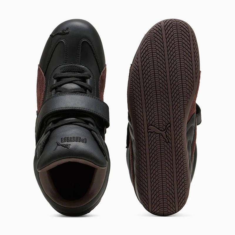 PUMA Speedcat Wedge Black Chocolate Brown 408120-02 middle