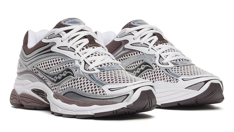 Saucony ProGrid Omni 9 White Brown S70739 57 front